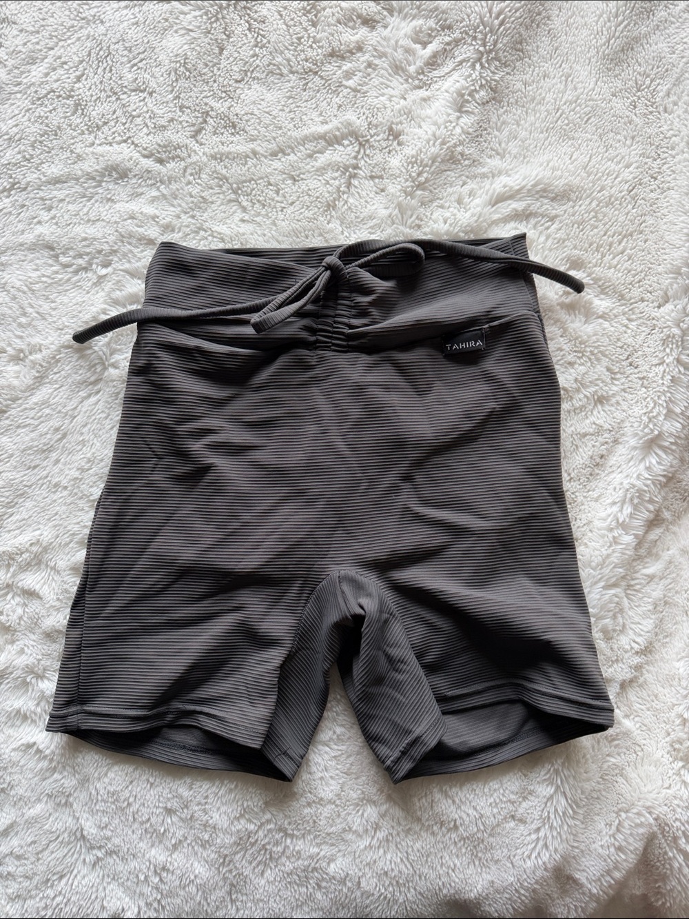 Tahira Ribbed Athletic Shorts